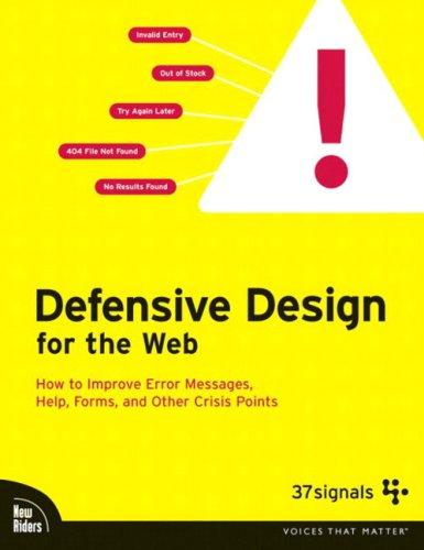 Defensive Design for the Web book cover by 37signals